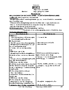 Giáo án Tự nhiên xã hội lớp 3A-4A-5A tuần 21