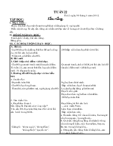 Giáo án tuần 22 khối 4