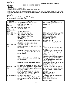 Giáo án tuần thứ 17 lớp 5