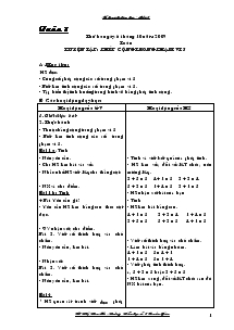 Kế hoạch dạy hoc Lớp 1 tuần 8