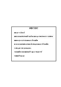 Sáng kiến kinh nghiệm: Thiết kế bài dạy trên máy vi tính – Dạy theo phương pháp tích cực – Ứng dụng Power Point