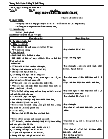 Thiết kế bài dạy lớp 4 - Tiết 15: Học hát bài: giấc mơ của bé