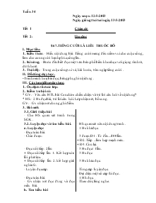 Giáo án các môn khối 4 - Tuần 34