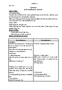 Giáo án các môn lớp 4 - Tuần 17