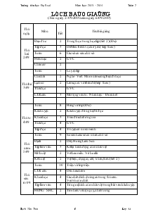 Giáo án các môn lớp 4 - Tuần 2 - Trường tiểu học Đạ Rsal - Năm học: 2013 – 2014