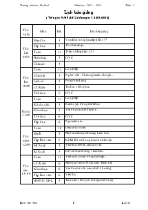 Giáo án các môn lớp 4 - Tuần 3 - Trường tiểu học Đạ Rsal - Năm học: 2013 – 2014