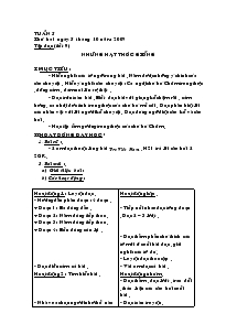 Giáo án các môn lớp 4 - Tuần 5 năm 2009