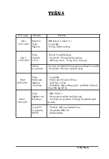 Giáo án các môn lớp 4 - Tuần 5 - Võ Thị Huyền