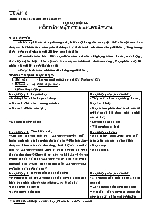 Giáo án các môn lớp 4 - Tuần 6 năm 2009