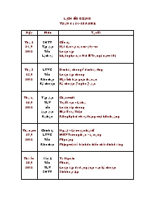 Giáo án các môn lớp 4 - Tuần 6 năm 2013 - 2014