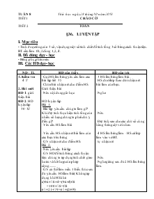 Giáo án các môn lớp 4 - Tuần 8