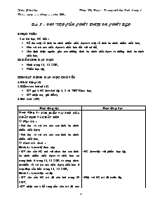 Giáo án khối 4 môn Khoa học - Phạm Thị Hợp - Trường tiểu học Vĩnh Lương 1 - Tuần 3