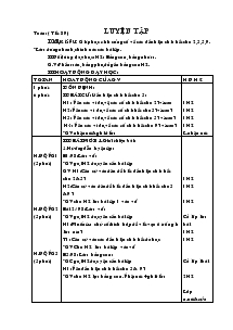 Giáo án khối 4 - Tuần 18 - Môn Toán (tiết 89 ) Luyện tập