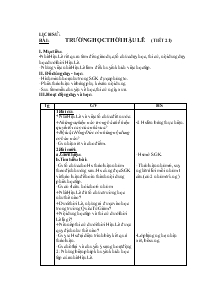 Giáo án khối 4 - Tuần 21 - Môn Lịch sử -  Bài: Trường học thời Hậu Lê (tiết 21)