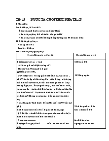 Giáo án khối 4 - Tuần 21 - Môn Tiết 19: Nước ta cuối thời nhà Trần