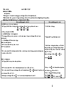 Giáo án khối 4 - Tuần 21 - Môn Toán Tiết 105: Luyện tập