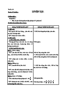 Giáo án khối 4 - Tuần 23 - Môn Toán (Tiết 120): Luyện tập