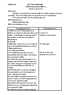 Giáo án khối 4 - Tuần 24 - Môn Kĩ thuật: Ôn tập chương II trồng rau, hoa (tiết 1)