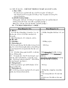 Giáo án khối 4 - Tuần 25 - Môn Luyện từ và câu: Chủ ngữ trong câu kể ai là gì?