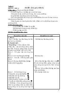 Giáo án khối 4 - Tuần 3 - Môn Lịch sử, địa lý