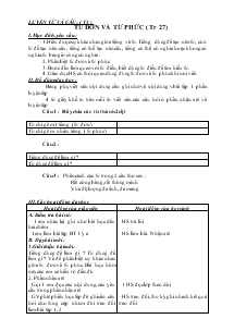 Giáo án khối 4 - Tuần 3 - Môn Luyện từ và câu