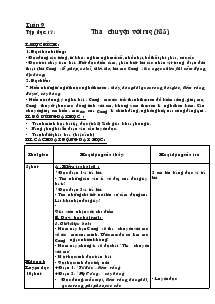 Giáo án khối 4 - Tuần 9 - Môn Tập đọc