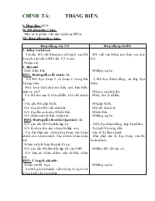 Giáo án Lớp 4 - Chính tả: Thắng biển