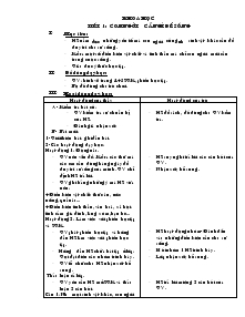 Giáo án lớp 4 môn Khoa học