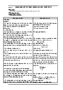 Giáo án Lớp 4 - Môn Toán - Tuần 15