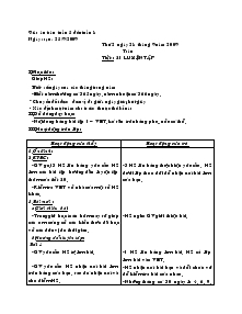 Giáo án Lớp 4 - Môn Toán - Tuần 5 (Tiếp)