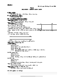 Giáo án Lớp 4 - Môn Toán: Tuần 9