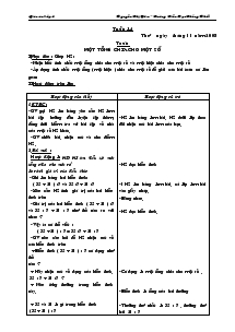 Giáo án Lớp 4 - Nguyễn Thị Yên - Trường tiểu học Thống Nhất