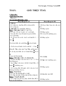 Giáo án Lớp 4 - Toán: Giới thiệu tỉ số