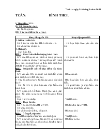 Giáo án Lớp 4 - Toán: Hình thoi