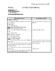 Giáo án Lớp 4 - Toán: Luyện tập chung (Tiếp)