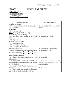 Giáo án Lớp 4 - Toán: Luyện tập chung (Tiết 1)