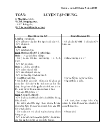 Giáo án Lớp 4 - Toán: Luyện tập chung (Tiết 3)