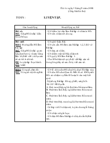 Giáo án Lớp 4 - Toán: Luyện tập (Tiếp)