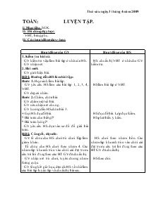 Giáo án Lớp 4 - Toán: Luyện tập (Tiết 12)