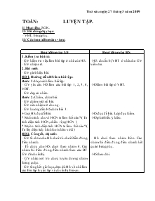 Giáo án Lớp 4 - Toán: Luyện tập (Tiết 17)