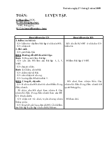 Giáo án Lớp 4 - Toán: Luyện tập (Tiết 3)