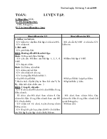 Giáo án Lớp 4 - Toán: Luyện tập (Tiết 8)