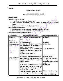 Giáo án Lớp 4 - Tuần 1 - Môn Lịch sử và địa lý - Bùi Sinh Huy - Trường Tiểu học Hợp Thanh B