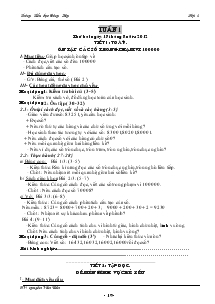 Giáo án Lớp 4 - Tuần 1 - Trường tiểu học Đông Hưng