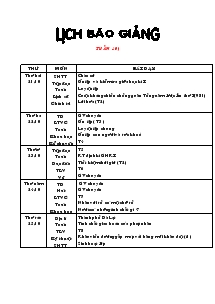 Giáo án Lớp 4 - Tuần 10 (Tiết 11)