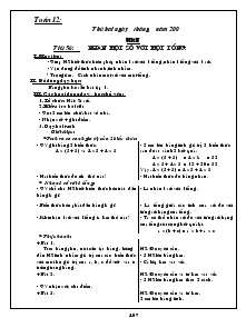 Giáo án Lớp 4 - Tuần 12 (Tiết 2)