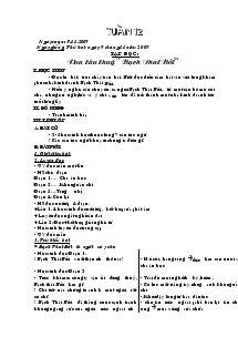 Giáo án Lớp 4 - Tuần 12 (Tiết 4)