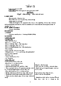 Giáo án Lớp 4 - Tuần 13 (Tiết 9)