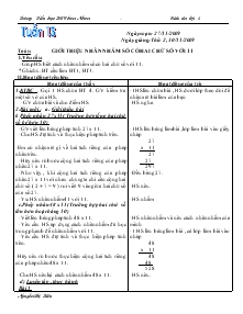 Giáo án Lớp 4 - Tuần 13 - Trường Tiểu học Hồ Chơn Nhơn