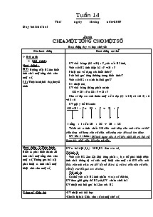 Giáo án Lớp 4 - Tuần 14 (tiết 4)